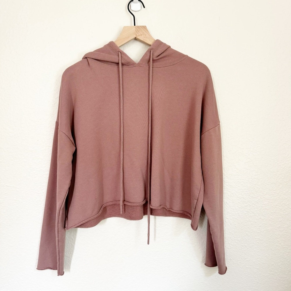 Alo Box Hoodie in Smokey Quartz